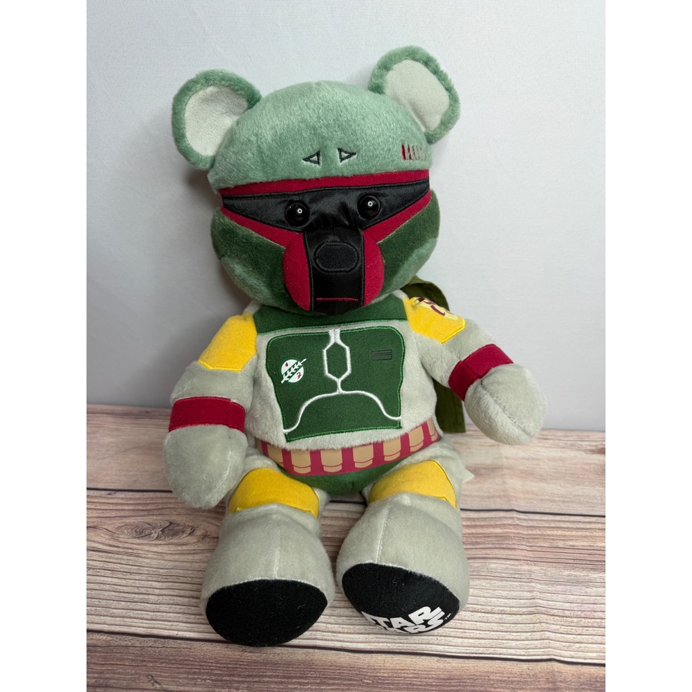 Build-A-Bear Star Wars Boba Fett Plush Teddyâ Bear 17" Mandalorian Bounty Hunter